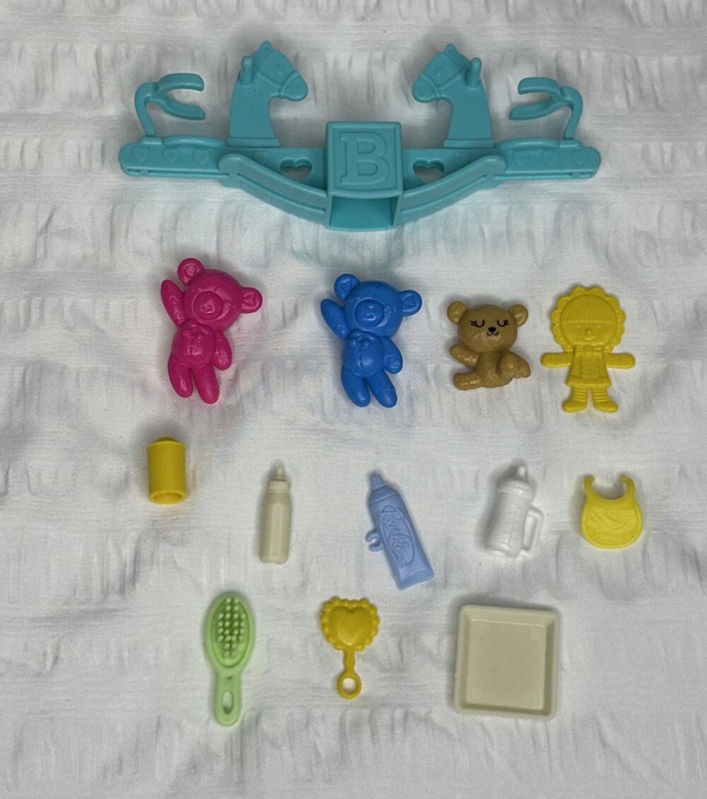 Barbie Baby Items And Accessory Lot